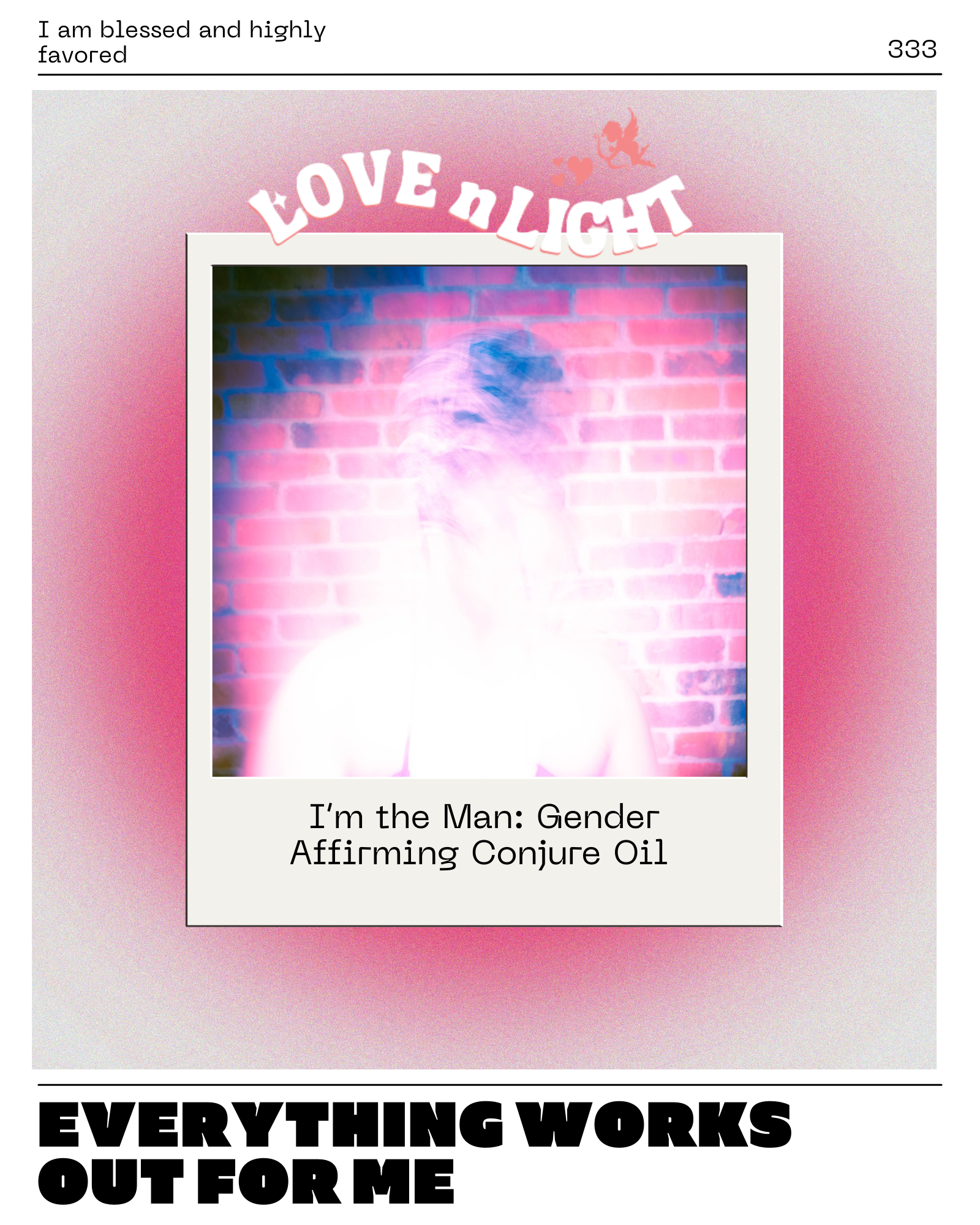 I’m the Man: Gender Affirming Conjure Oil