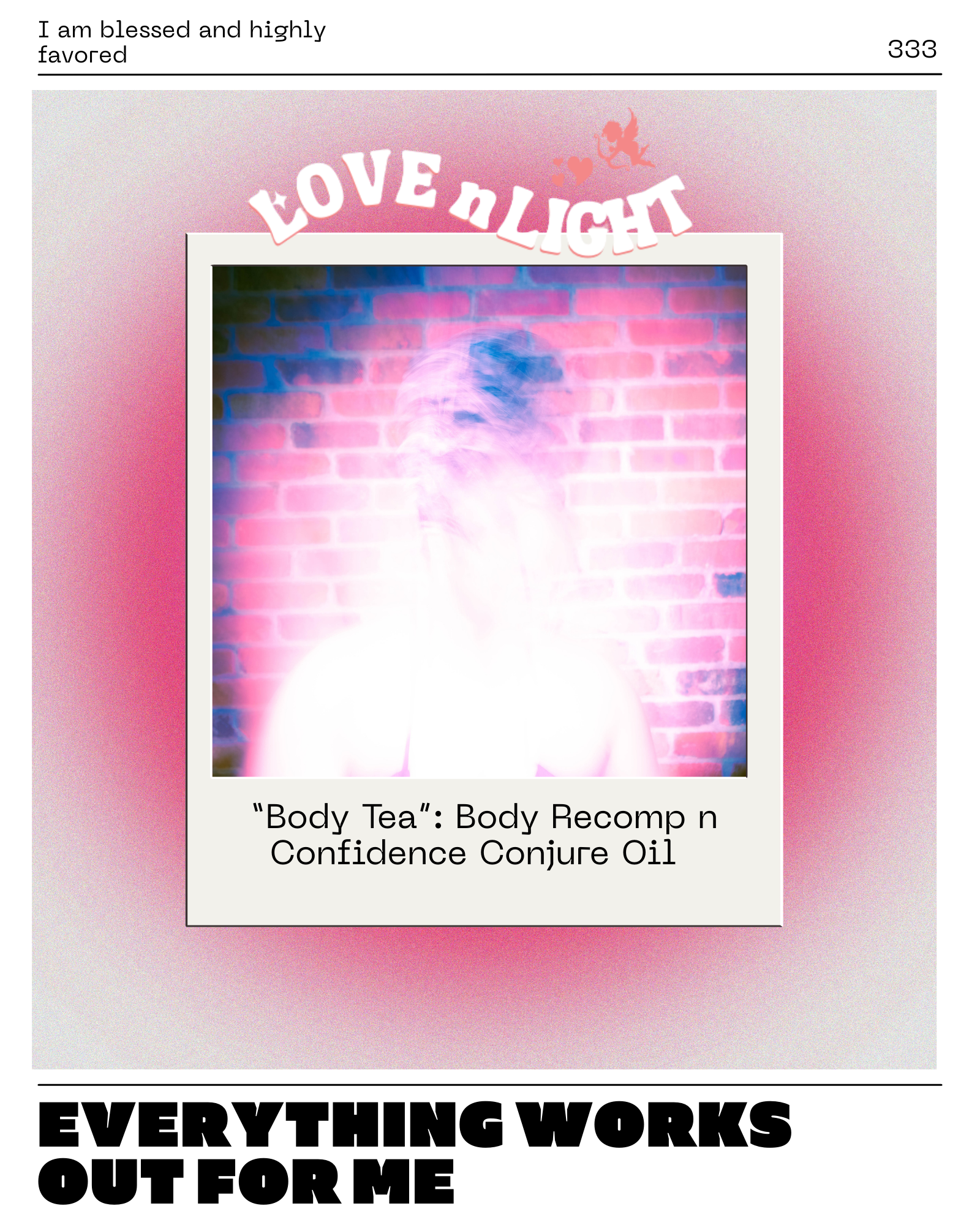Body Tea: Body Recomp n Confidence Conjure Oil