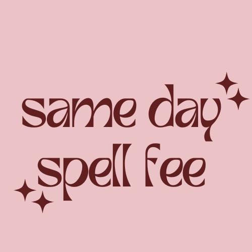 Same Day Spell fee